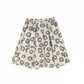 BAMBOO BEIGE LEOPARD FLARE SKIRT