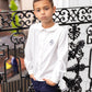 NOUNELLE WHITE EMBROIDERED LOGO SHIRT