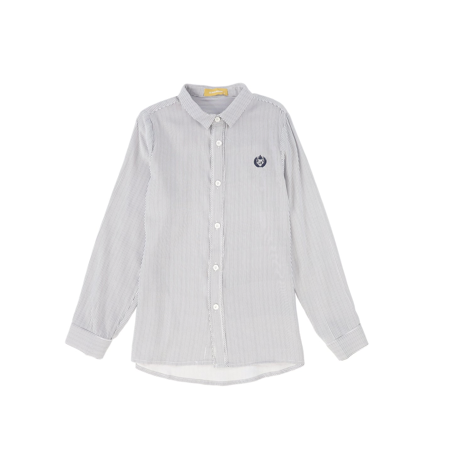 LE BOURDON NAVY/WHITE COLLAR BLOUSE