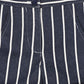 LE BOURDON NAVY STRIPE STITCHED POCKET SHORTS