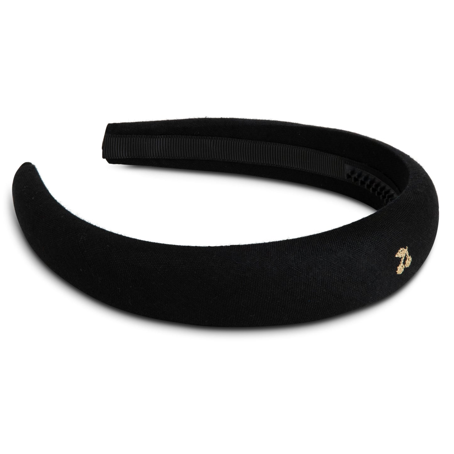 LE ENFANT BLACK CHERRY EMBROIDERED HEADBAND [FINAL SALE]