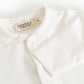 MARMAR COPENHAGEN WHITE/PINK TRIM COLLAR FOOTIE