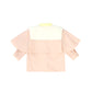VALENTINA LIGHT PINK SCALLOP FRAYED STITCH BLOUSE
