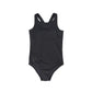 VALENTINA BLACK RIBBED SWIMSUIT