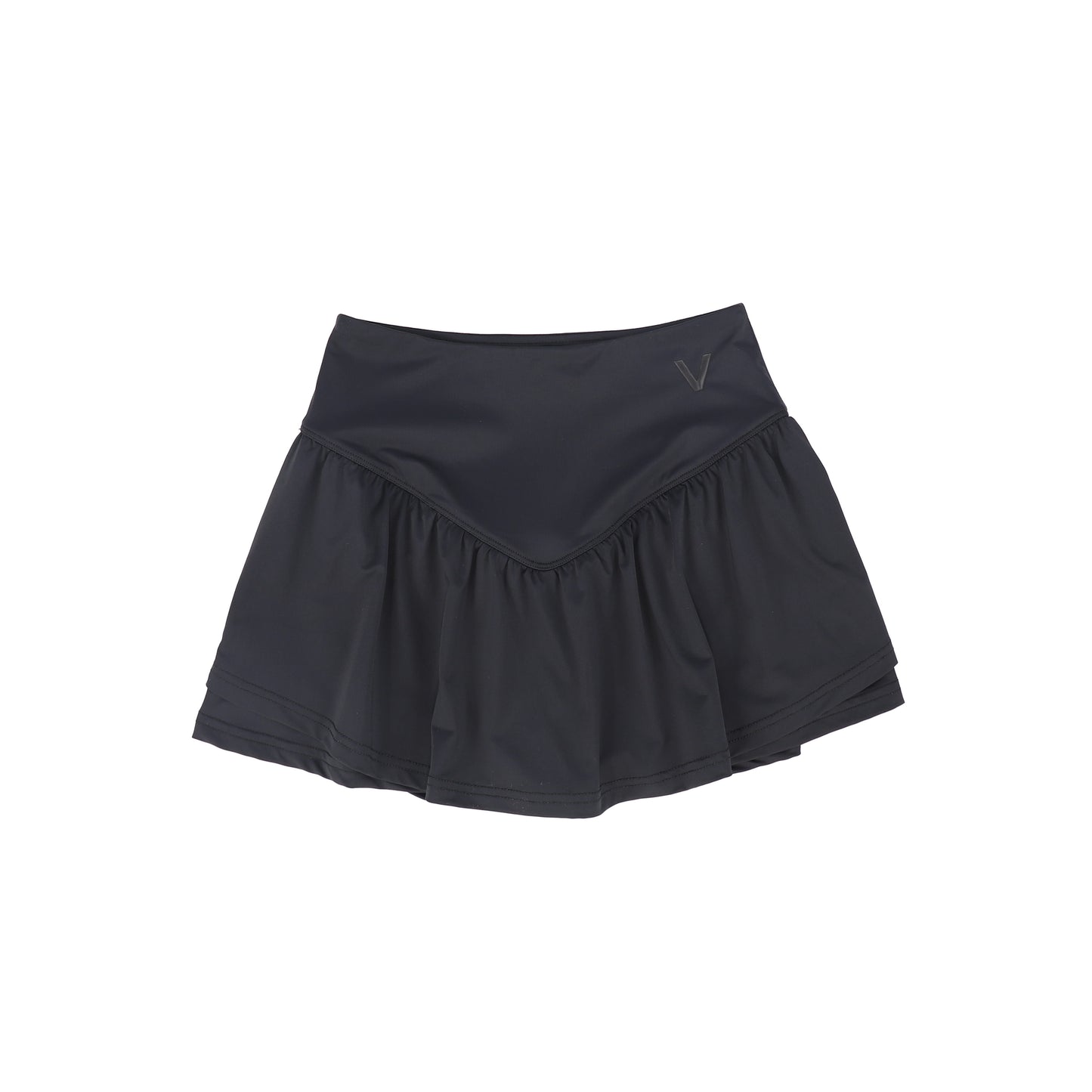 VALENTINA BLACK SHORT SWIM SKIRT