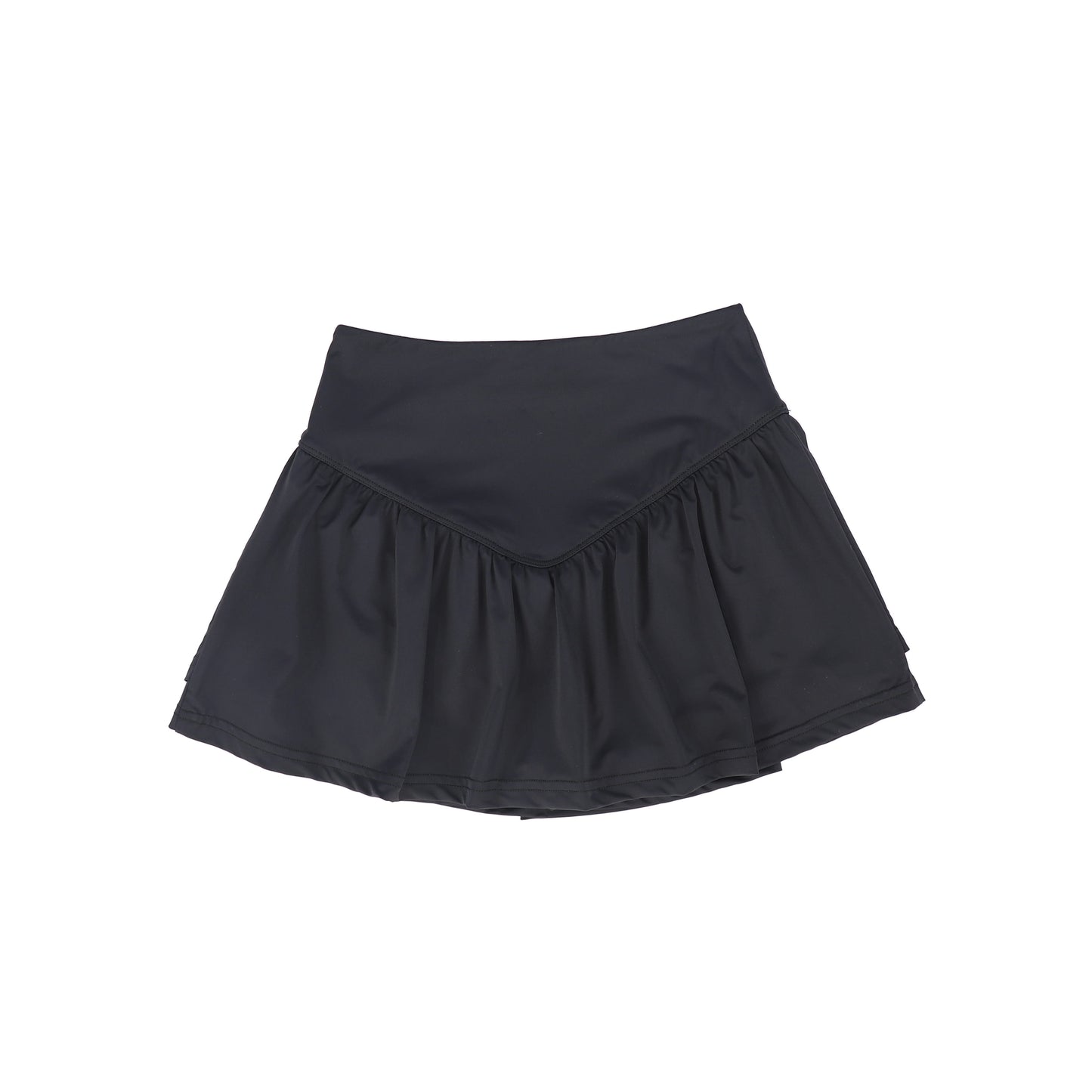 VALENTINA BLACK SHORT SWIM SKIRT