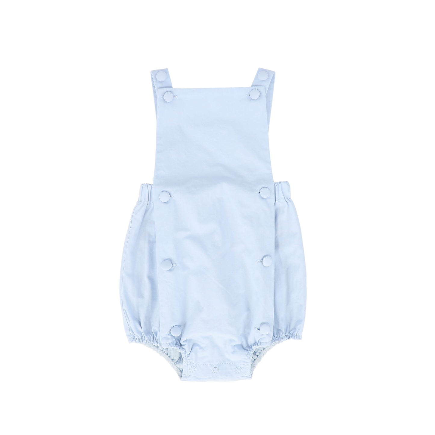 BAMBOO LIGHT BLUE BUTTON OVERALLS