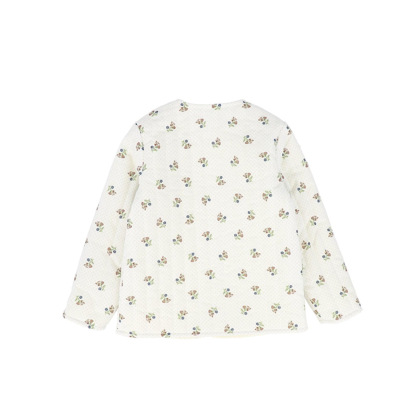 BACE COLLECTION FLORAL QUILTED BUTTON JACKET