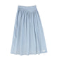 VALENTINA LIGHT BLUE V WAIST DENIM SKIRT [FINAL SALE]
