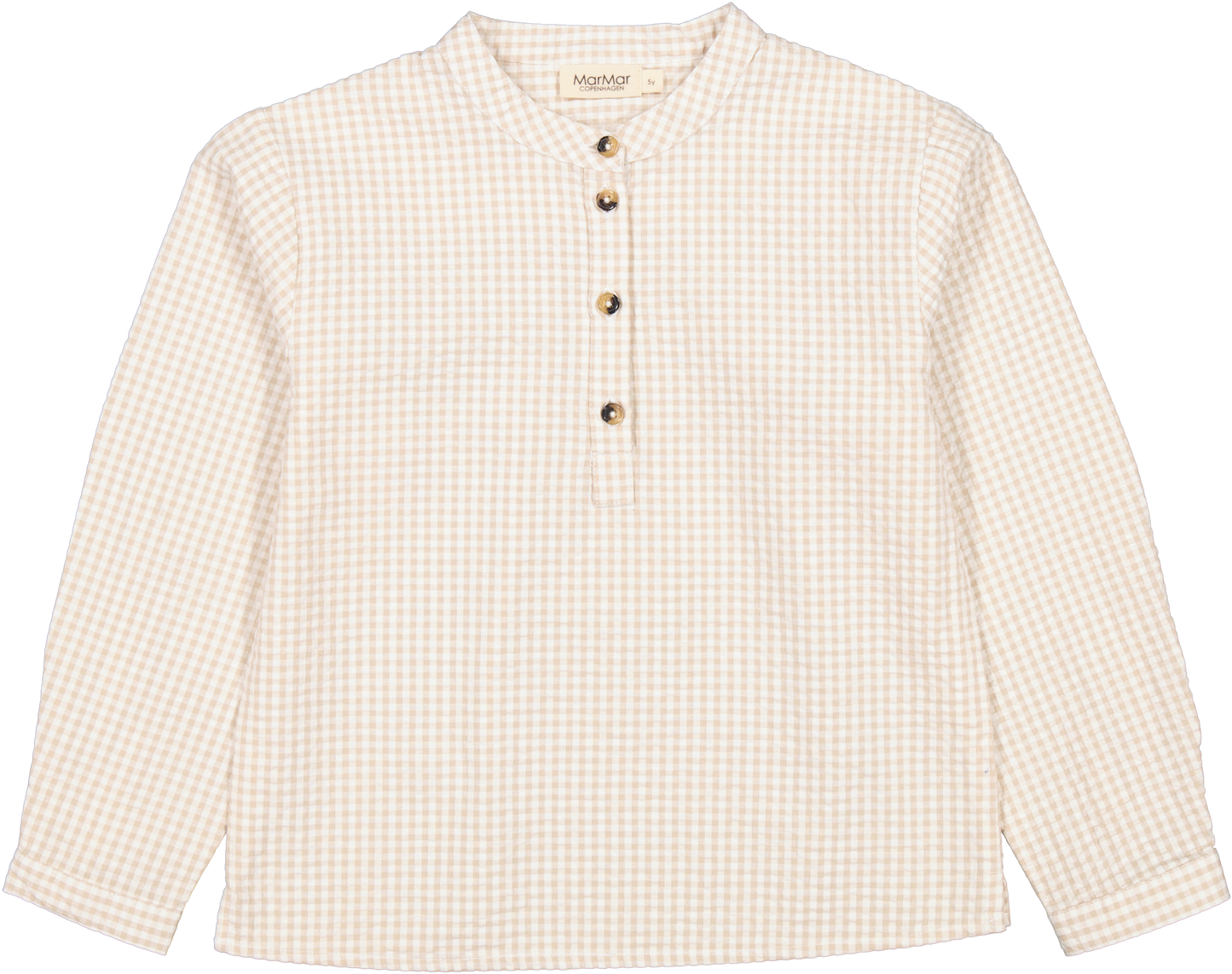 MARMAR COPENHAGEN SAND CHECKED BUTTON SHIRT [FINAL SALE]