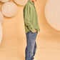 A076 HUNTER GREEN PIQUE COLLAR SHIRT