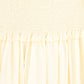 VALENTINA CREAM SMOCK WAIST COTTON SKIRT