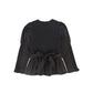 VALENTINA BLACK SMOCK BLOUSE