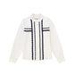 VALENTINA WHITE SCALLOP TRIMMED BLOUSE