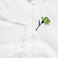 VALENTINA WHITE EMBROIDERED FLOWER SHIRT DRESS [FINAL SALE]