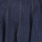 VALENTINA BLUE DENIM SEAM PANELED MAXI SKIRT