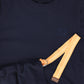 VALENTINA NAVY SIDE RUCHED TEE [FINAL SALE]