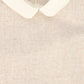 BACE COLLECTION OATMEAL WOOL COLLAR JUMPER