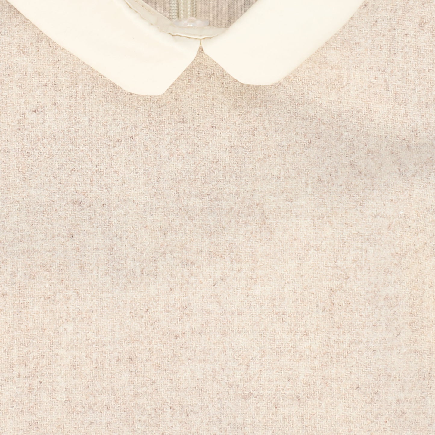 BACE COLLECTION OATMEAL WOOL COLLAR JUMPER