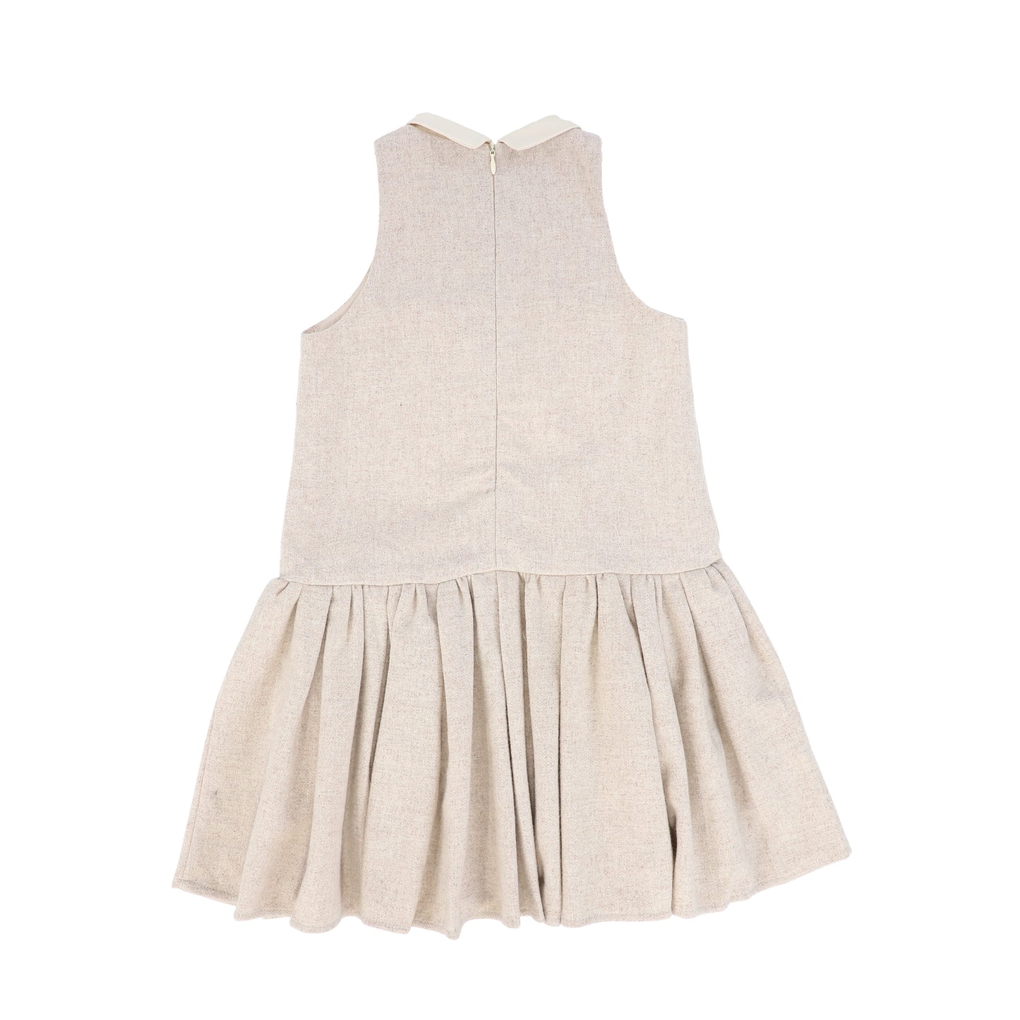 BACE COLLECTION OATMEAL WOOL COLLAR JUMPER