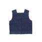 VALENTINA DENIM SQUARE SEAM VEST
