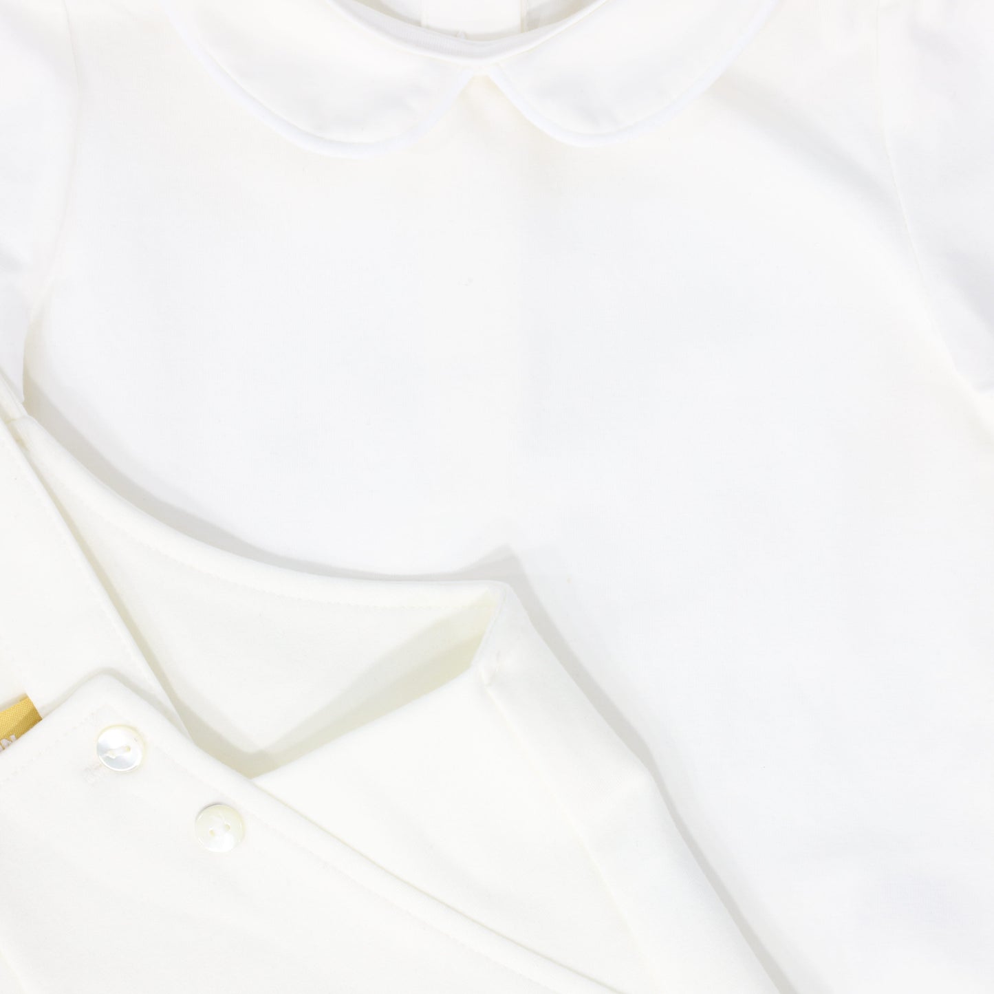 LE BOURDON IVORY BUTTON OVERALL SET