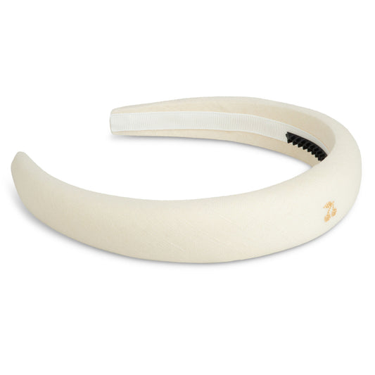 LE ENFANT IVORY CHERRY EMBROIDERED HEADBAND [FINAL SALE]