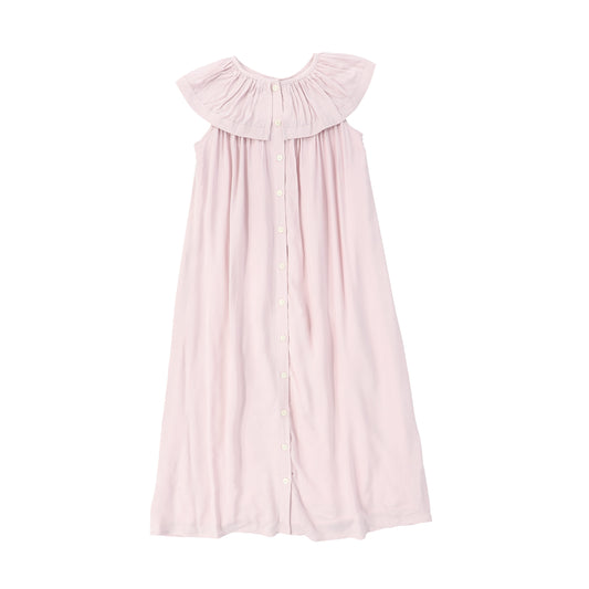 BACE COLLECTION PINK LAYERED MAXI DRESS