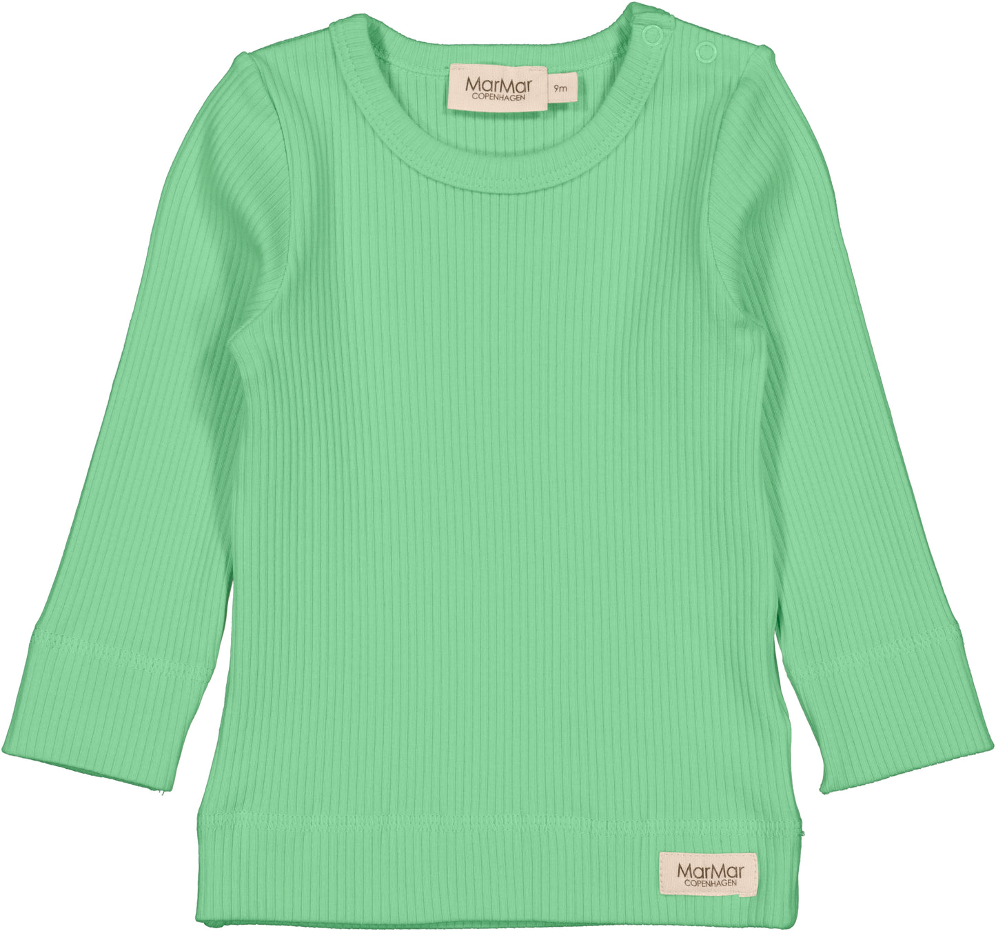 MARMAR COPENHAGEN GREEN RIBBED T-SHIRT