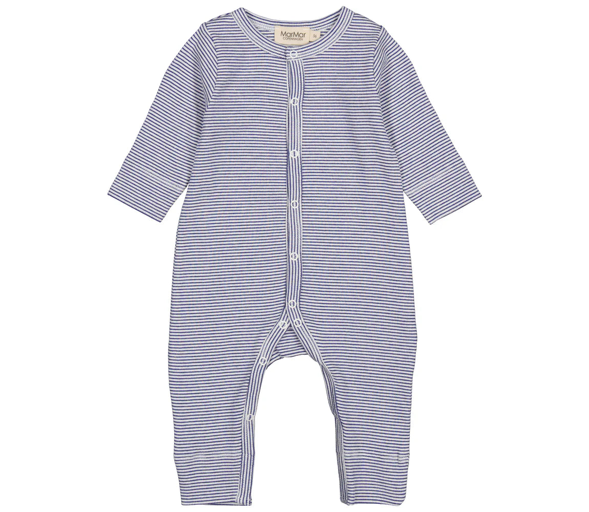 MARMAR COPENHAGEN BLUE/WHITE STRIPE FOOTIE