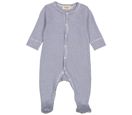 MARMAR COPENHAGEN BLUE/WHITE STRIPE FOOTIE