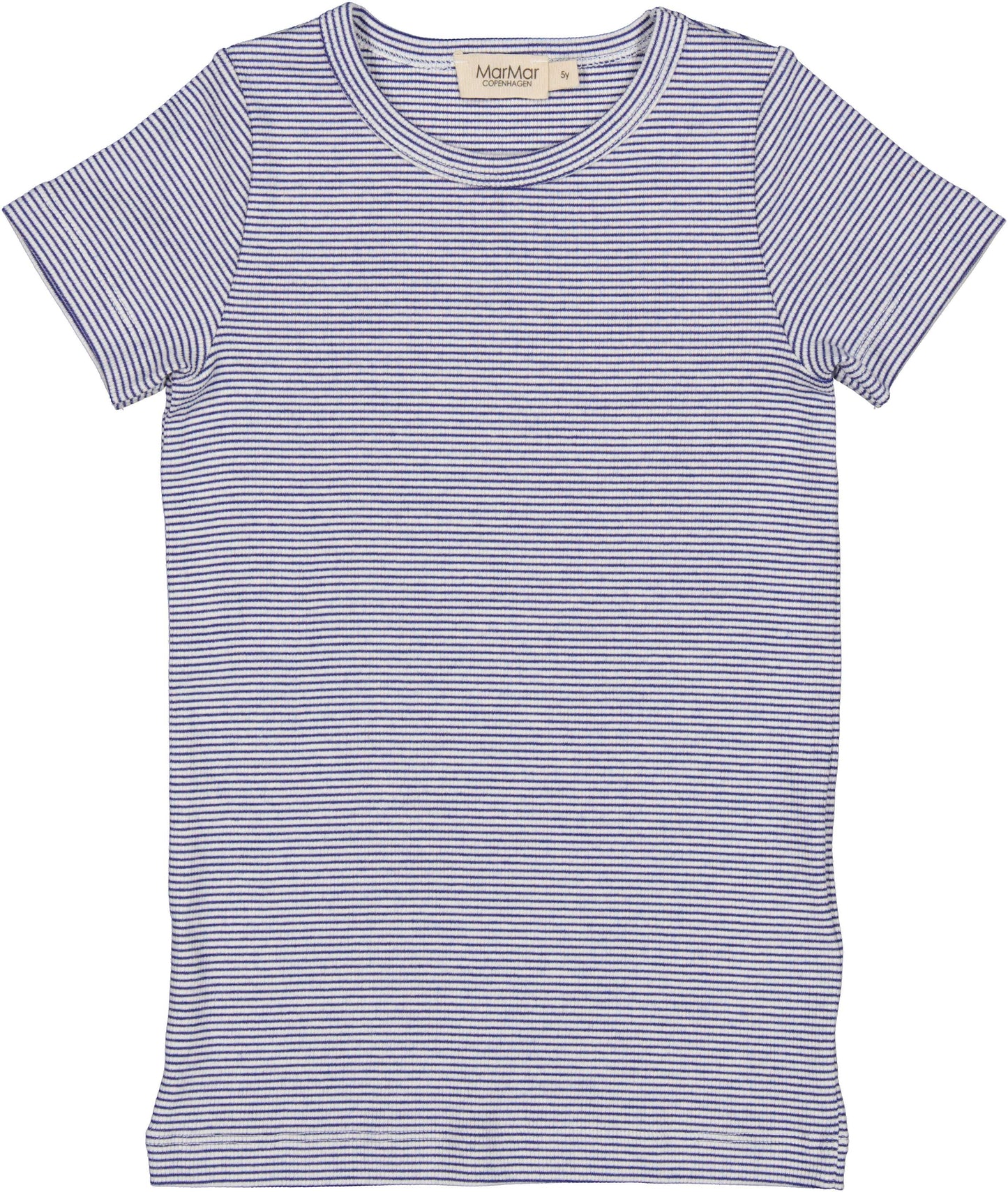 MARMAR COPENHAGEN BLUE/WHITE STRIPE SS T-SHIRT