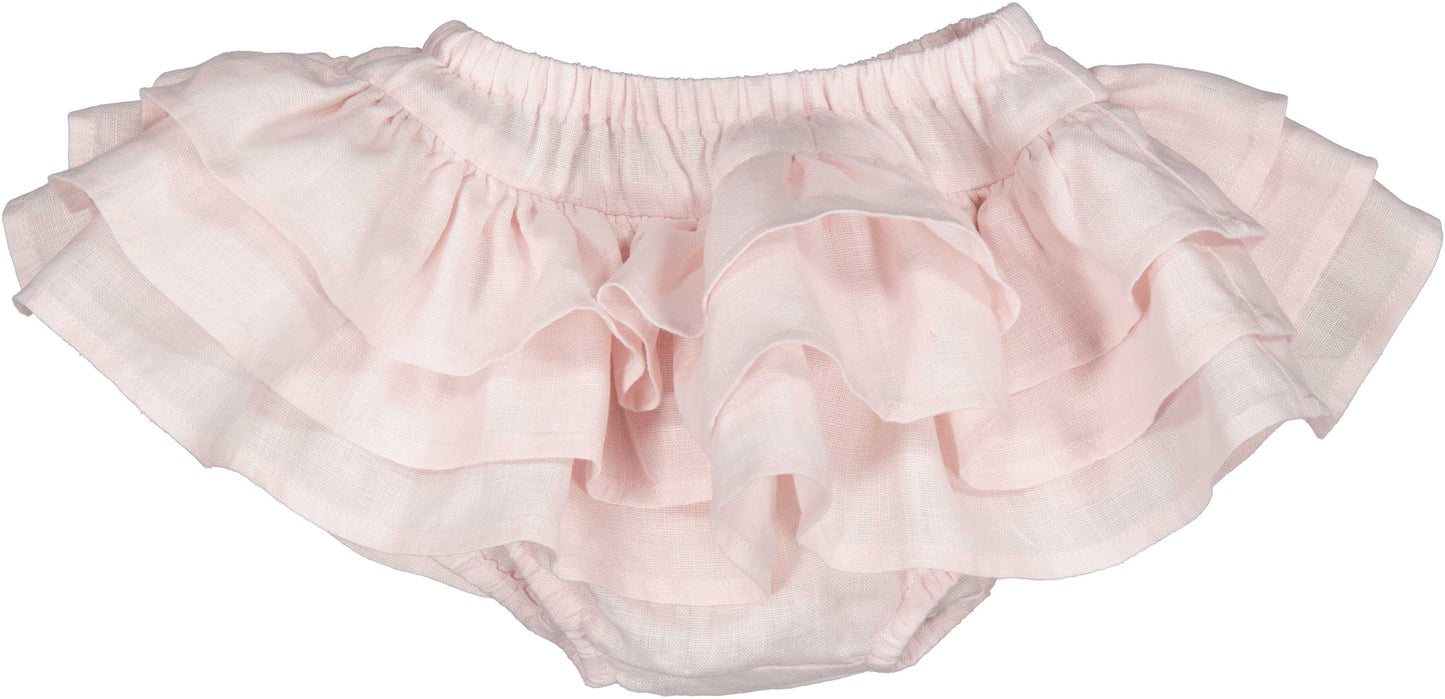 MARMAR COPENHAGEN PINK LINEN RUFFLE BLOOMER