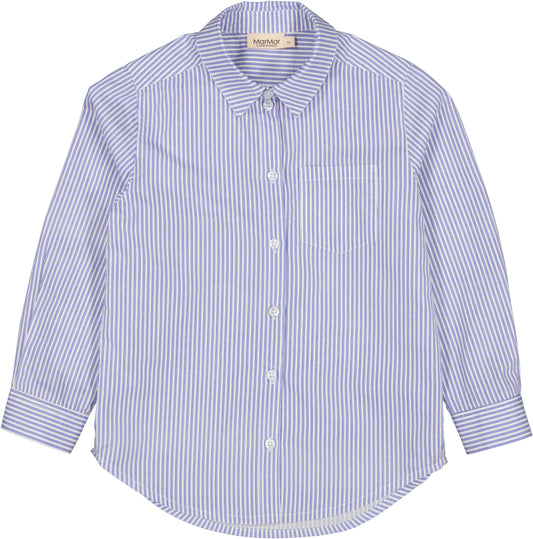 MARMAR COPENHAGEN BLUE STRIPED COLLAR SHIRT