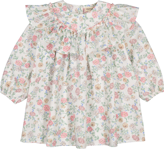 MARMAR COPENHAGEN GREEN/PINK FLORAL DRESS