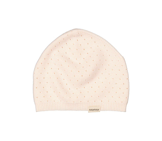 MARMAR COPENHAGEN PINK OPEN KNIT BEANIE