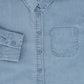 VALENTINA DENIM POCKET BLOUSE