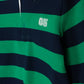 DUKE AND PORT GREEN WIDE STRIPE POLO
