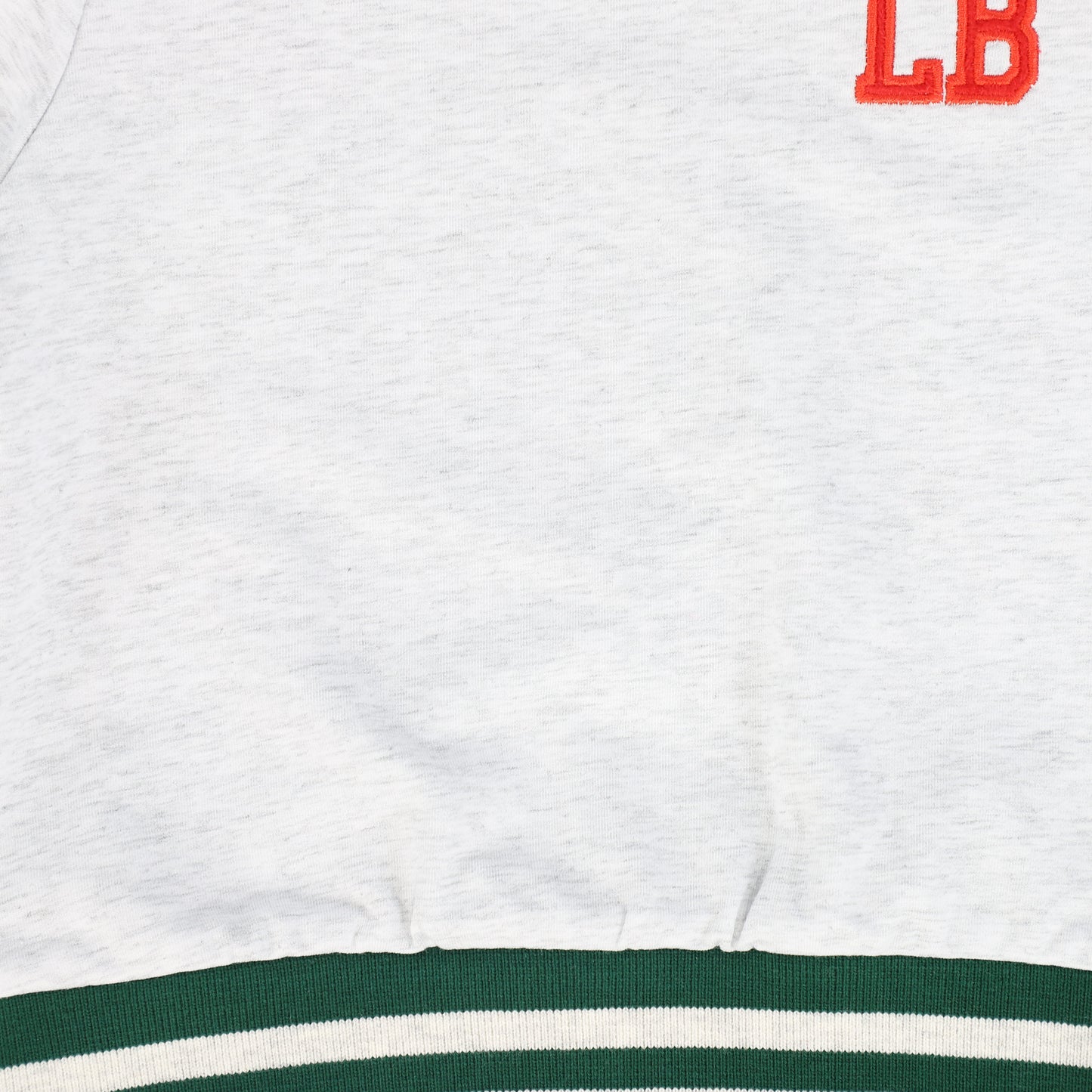 LE BOURDON GREY VARSITY TRIM LOGO SWEATSHIRT SET