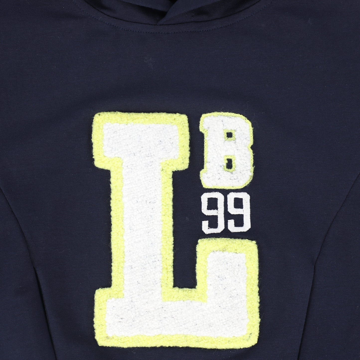 LE BOURDON NAVY LETTER PATCH SWEATSHIRT SET