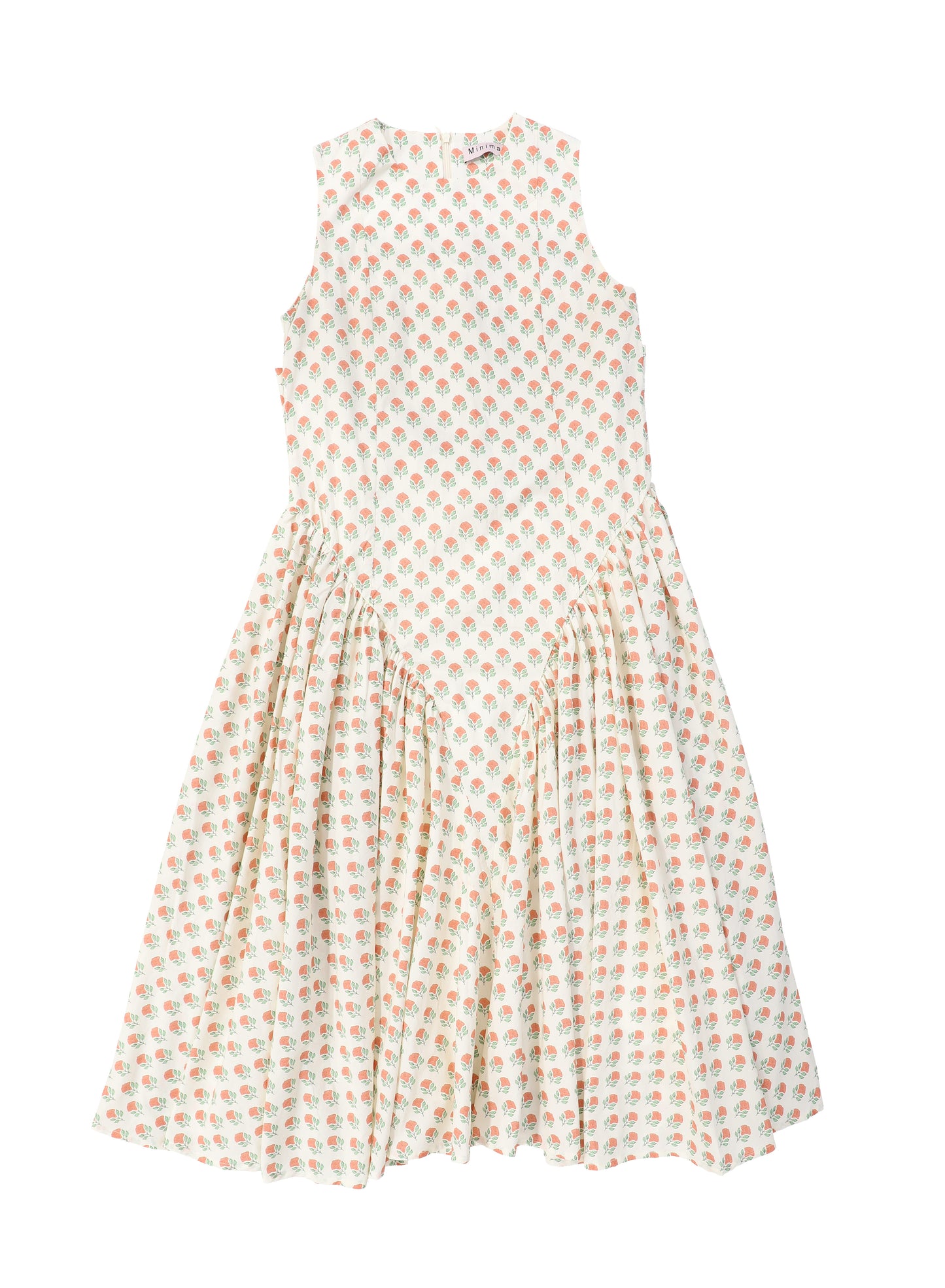 MINIMAL CREAM/ORANGE FLORAL BACK BOW JUMPER