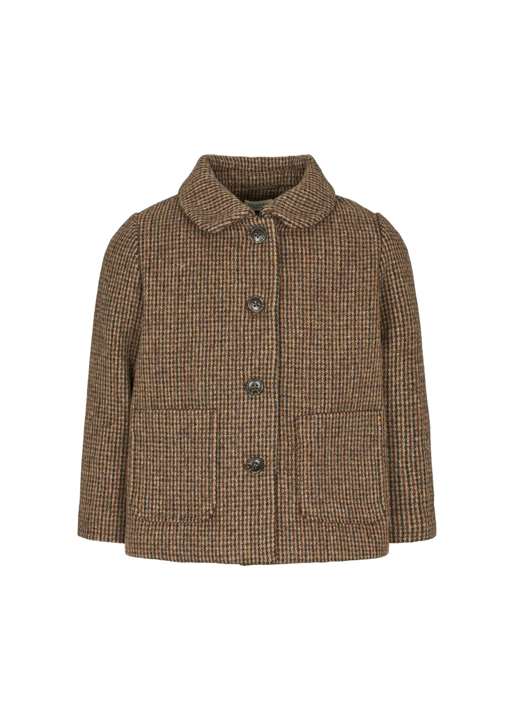 MARMAR COPENHAGEN BROWN HOUNDSTOOTH BOYS JACKET