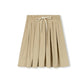 CABANA TAN DRAWSTRING PLEATED SKIRT