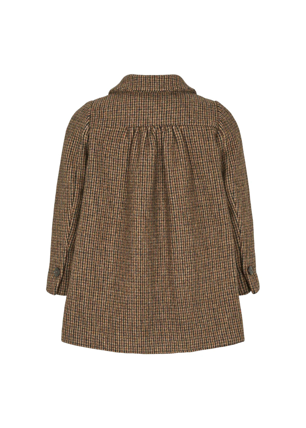 MARMAR COPENHAGEN BROWN HOUNDSTOOTH GIRLS JACKET