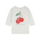 CABANA WHITE WATER PRINTED CHERRY T-SHIRT