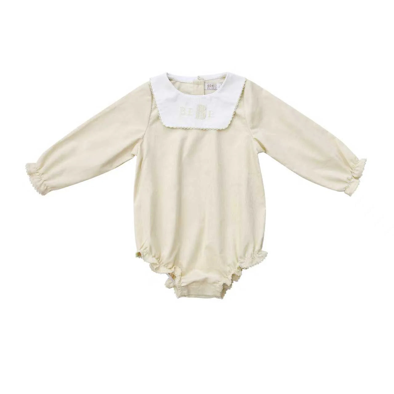 COCO BLANC CREAM CORDUROY ROMPER