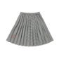 COCO BLANC BLACK/WHITE GINGHAM PLEATED SKIRT