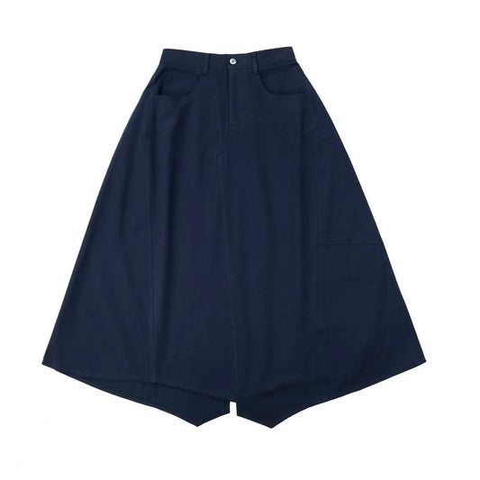 COCO BLANC NAVY CHINO SKIRT