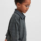 MARMAR COPENHAGEN FOREST GREEN STRIPE COLLAR SWEATER
