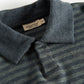 MARMAR COPENHAGEN FOREST GREEN STRIPE COLLAR SWEATER